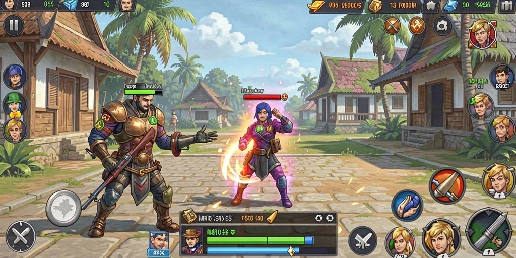Skrin hasil pertempuran yang mendebarkan.