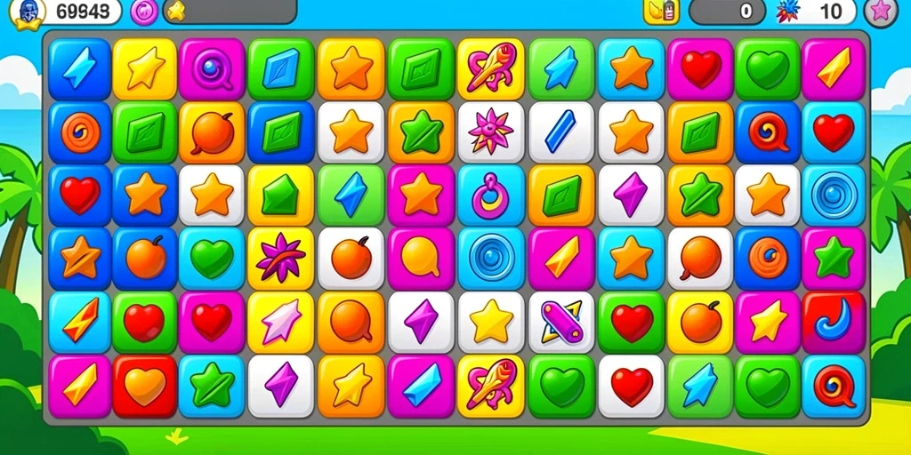 Tangkapan layar dari level menantang di game ELANG178.