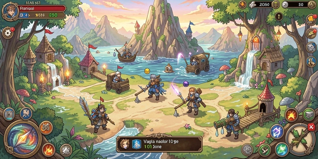 Tangkapan layar memperlihatkan mode multiplayer yang seru.