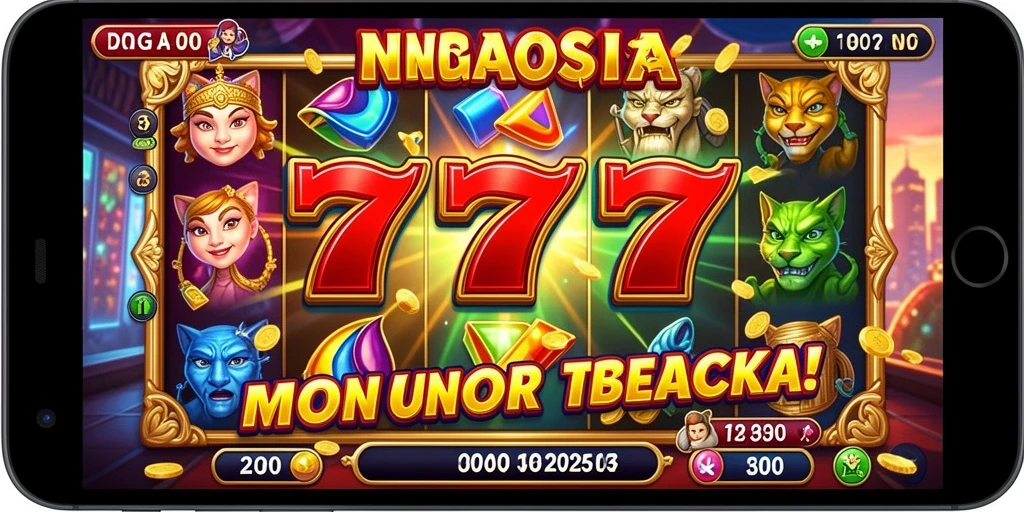 Tampilan menu utama dengan berbagai pilihan game.