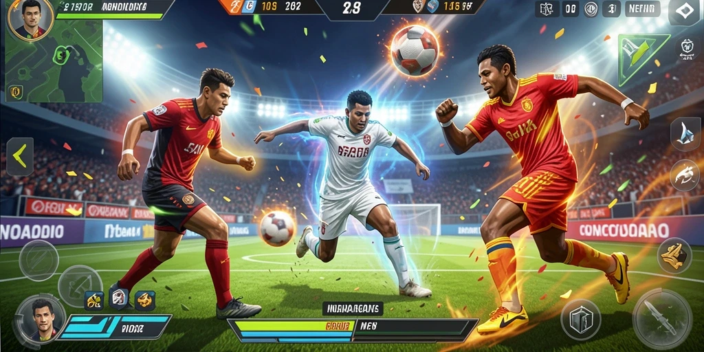 Interaksi seru antar pemain dalam misi.