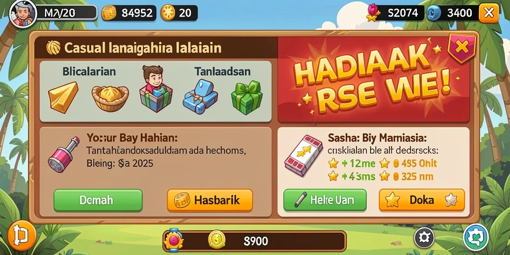 Pengalaman bermain yang seru dan mendebarkan.